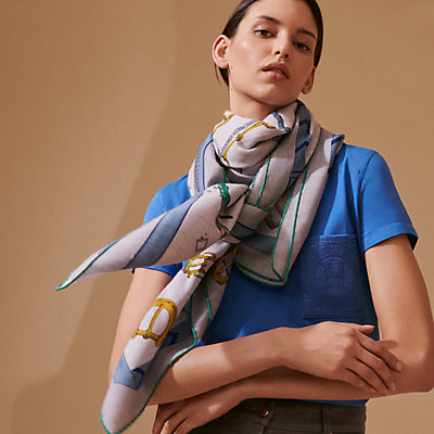Cashmere shawls and stoles | Hermès Mainland China Cashmere shawls and stoles | Hermès Mainland China